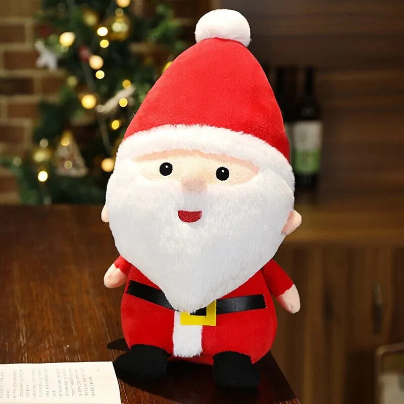 Friendly Kawaii Santa Reindeer Snowman Stuffed Toys Plushies