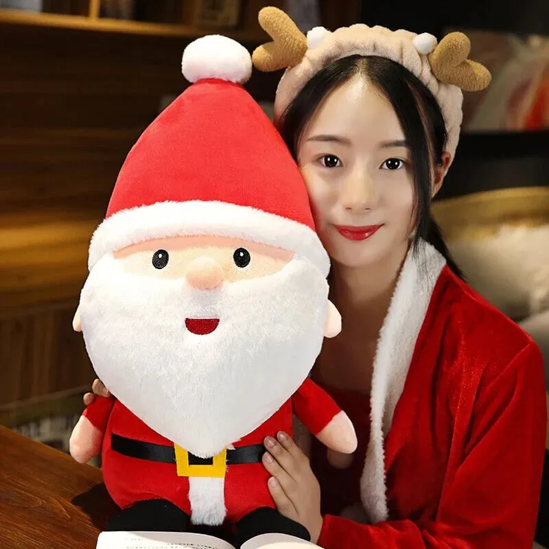 Friendly Kawaii Santa Reindeer Snowman Stuffed Toys Plushies
