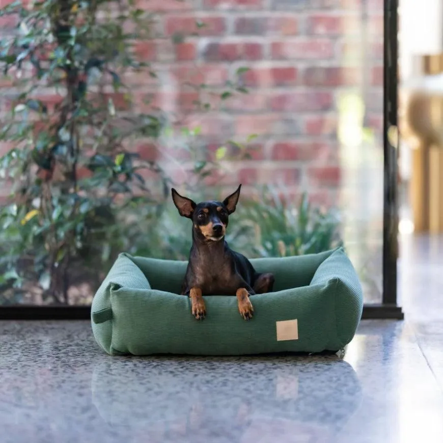 FuzzYard Life Corduroy Bed - Myrtle Green