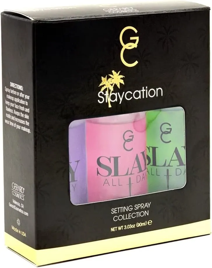 Gerard Cosmetics Slay All Day Setting Spray Bundle Staycation (3X 30ml)