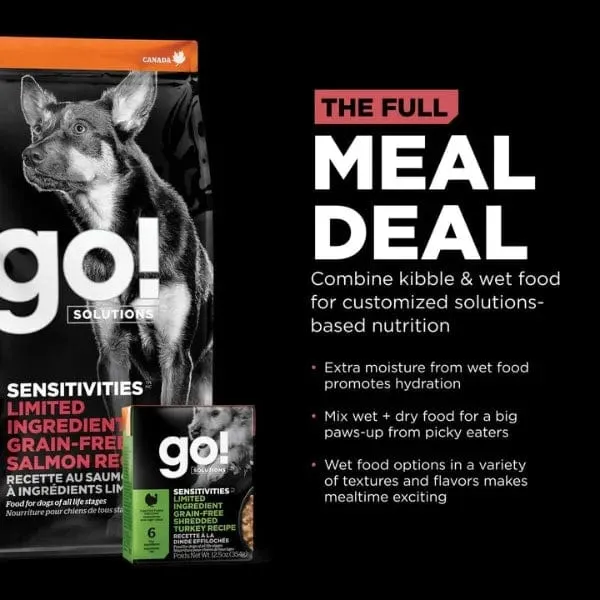 Go! Solutions Sensitivities Limited Ingredient Grain Free Salmon Recipe Dry Dog Food