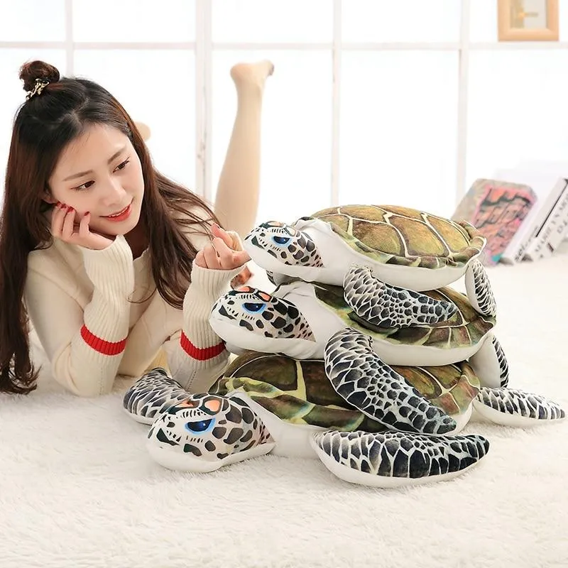 Green Sea Turtle Kawaii Stuffed Animal Plushies