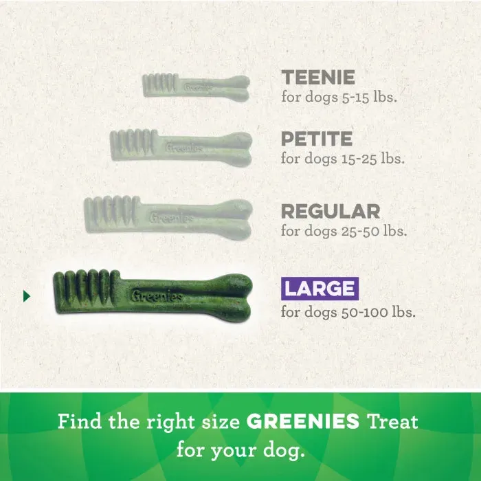GREENIES Grain Free Large Dental Treats, 8 Count