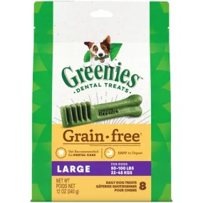 GREENIES Grain Free Large Dental Treats, 8 Count