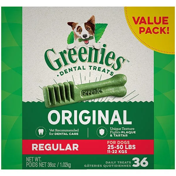 Greenies Original Regular Dog Dental Treats