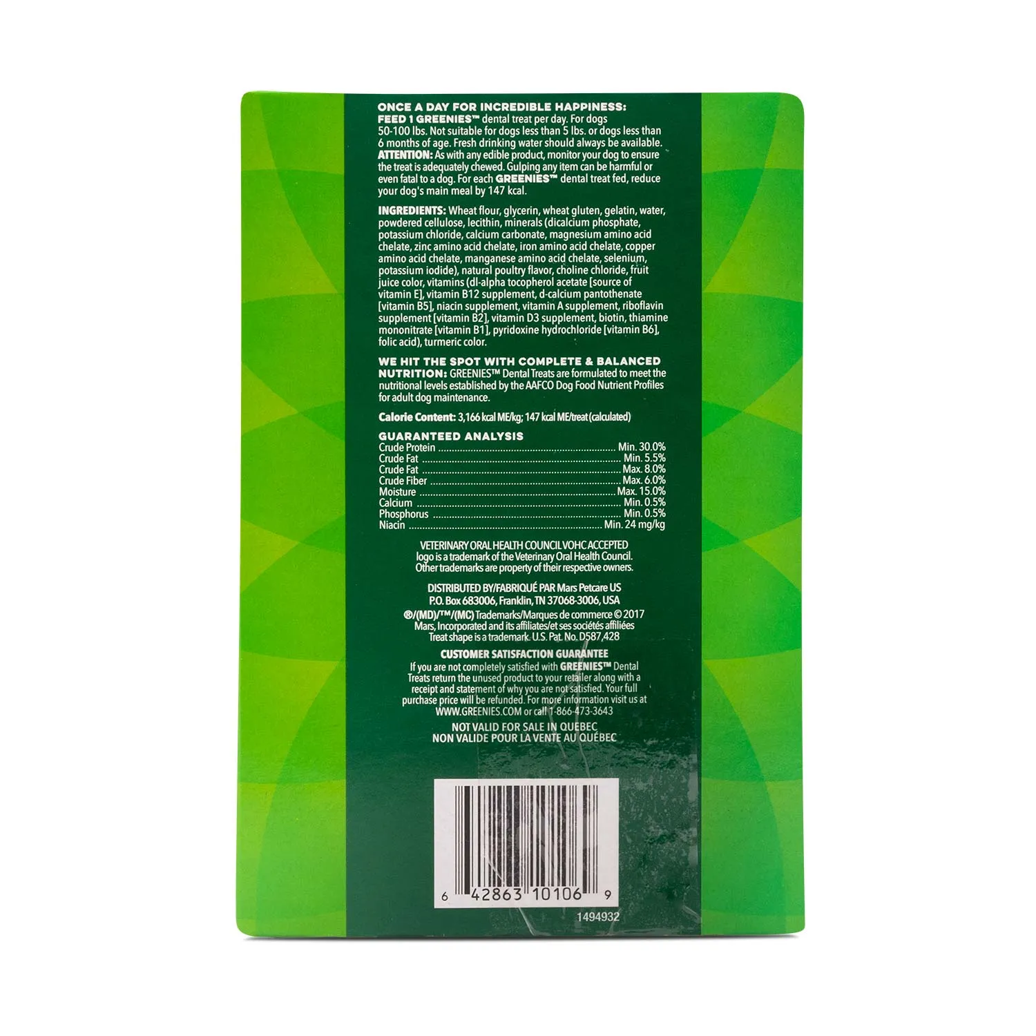 Greenies Value Pack, 36 oz