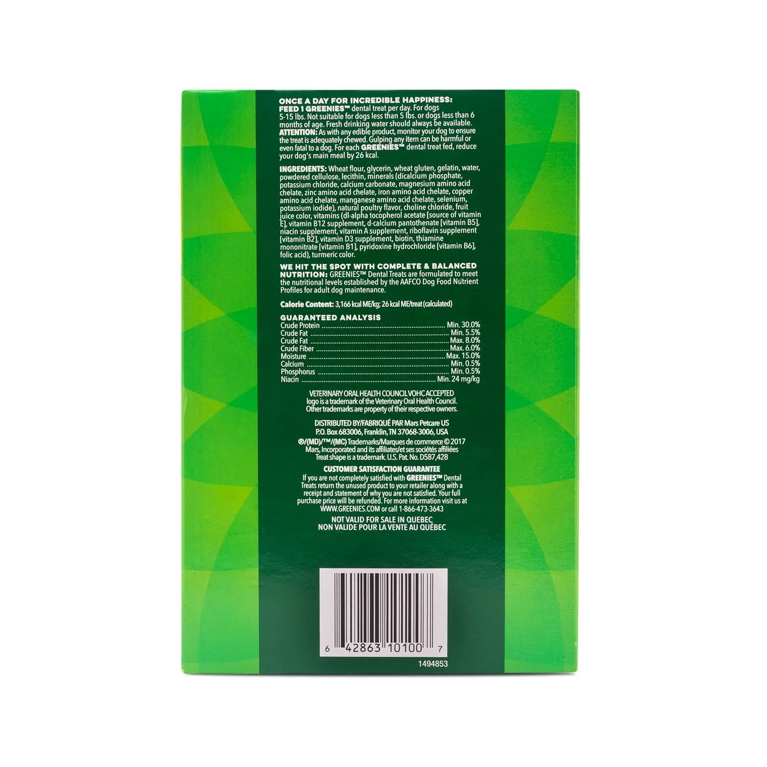 Greenies Value Pack, 36 oz