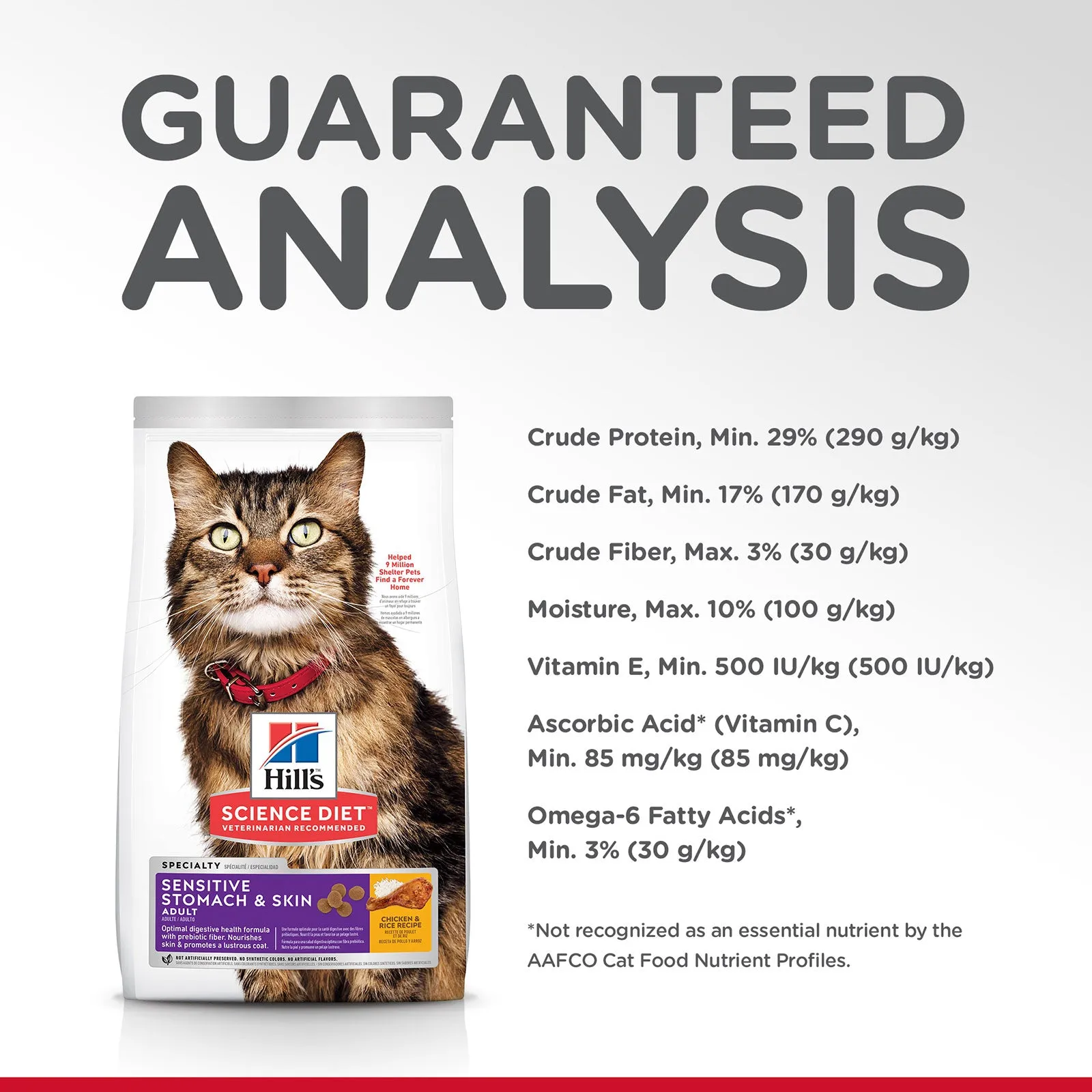 Hill's Science Diet Cat Food Adult Sensitive Stomach & Skin