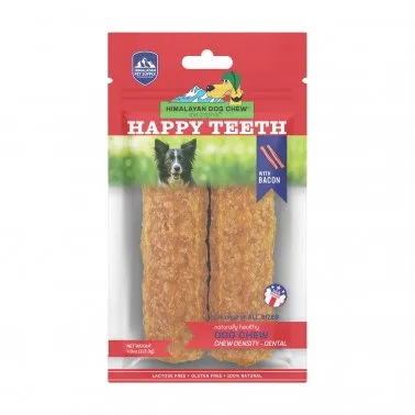 Himalayan Dog Chew Happy Teeth Bacon - 2 Pack