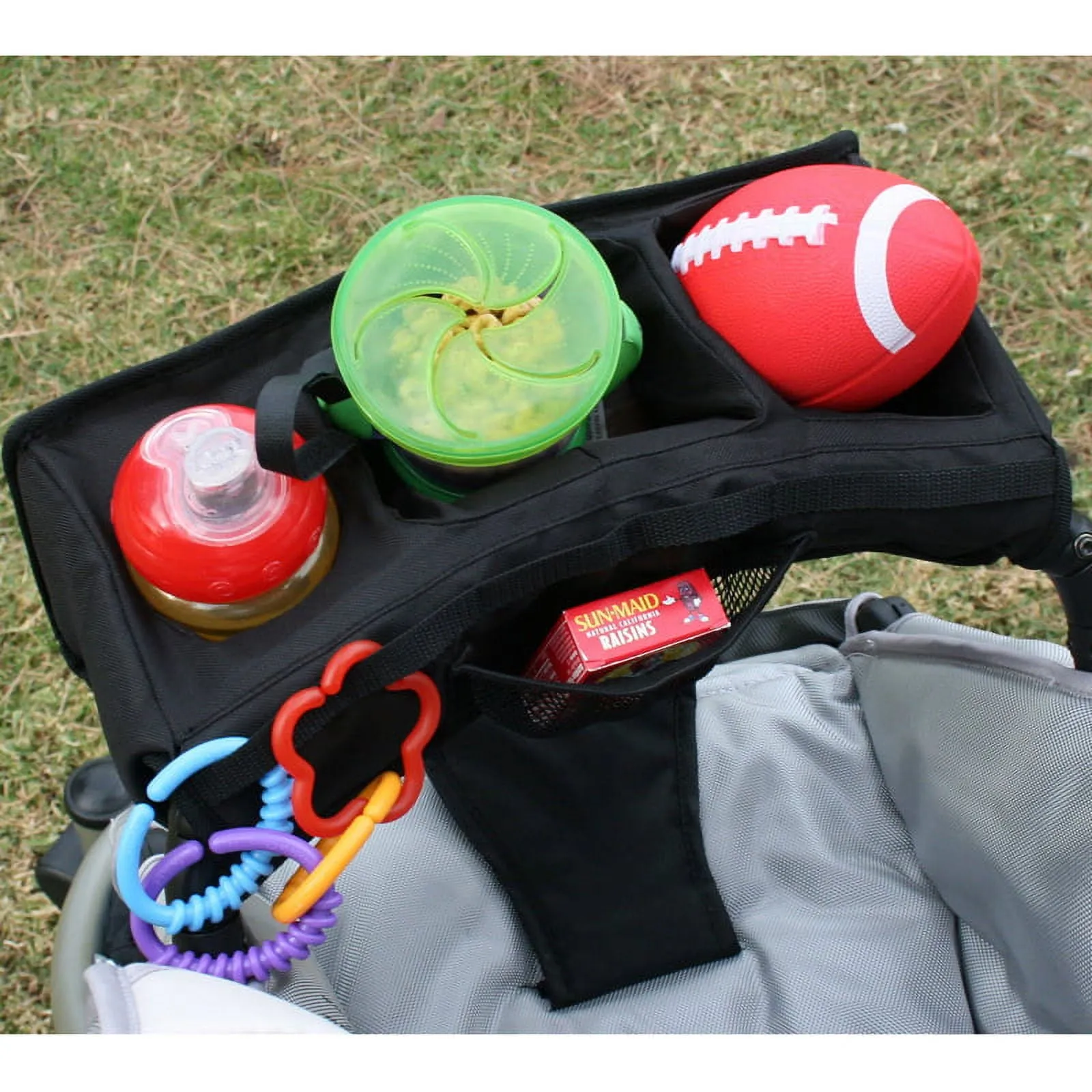 J.L. Childress Food 'N Fun Stroller Snack Tray, Black