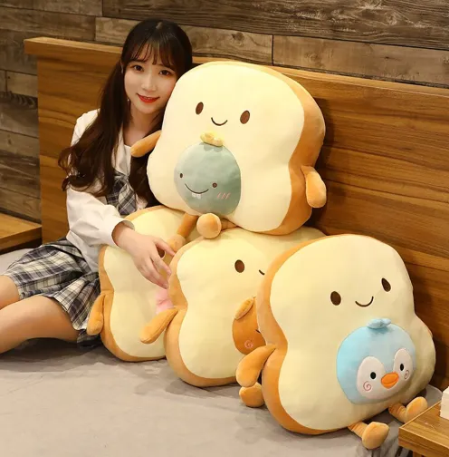 Kawaii Breadie Toastie Bestie-Slice Plushies Collection