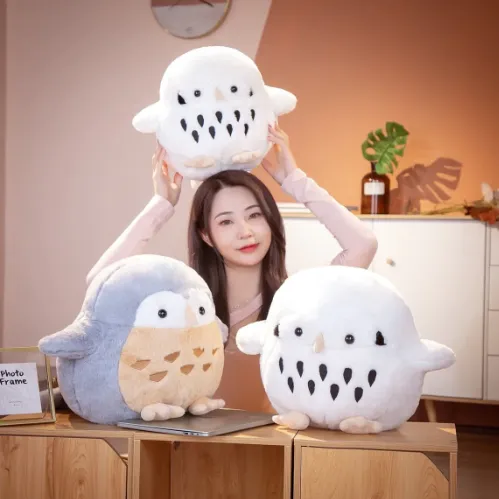 Kawaii Chonky Owl Plushie