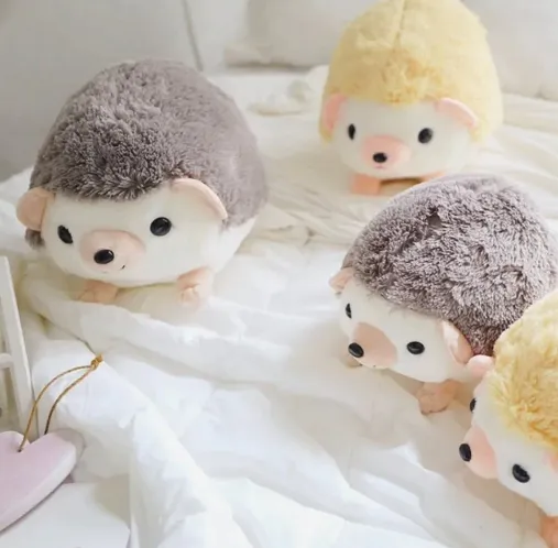 Kawaii Cookie and Cream Hedgehog Plushies