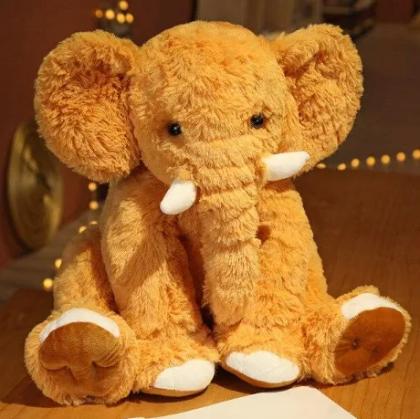 Kawaii Fluffy Elephant Plushies Family