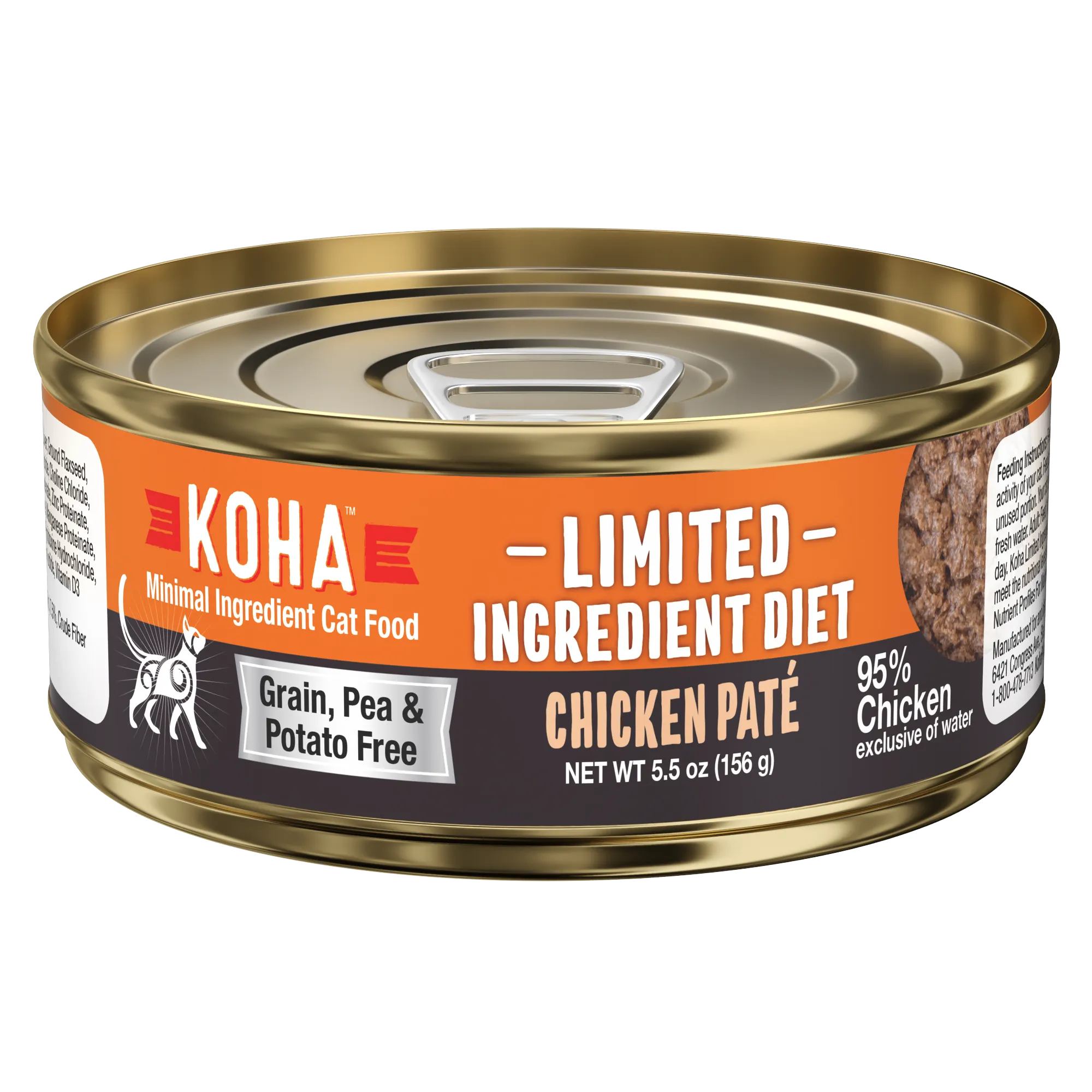 Koha Chicken Pate for Cats 5.5oz