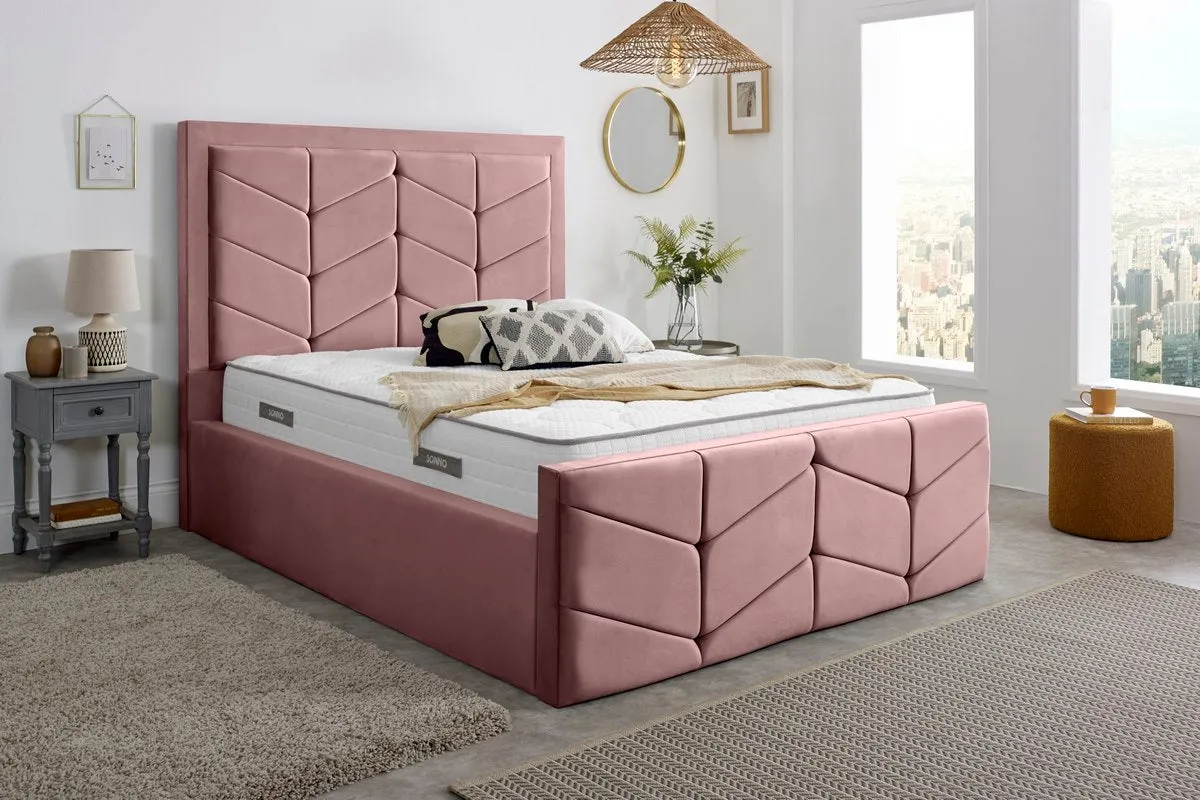 Lancaster Upholstered Ottoman Bed
