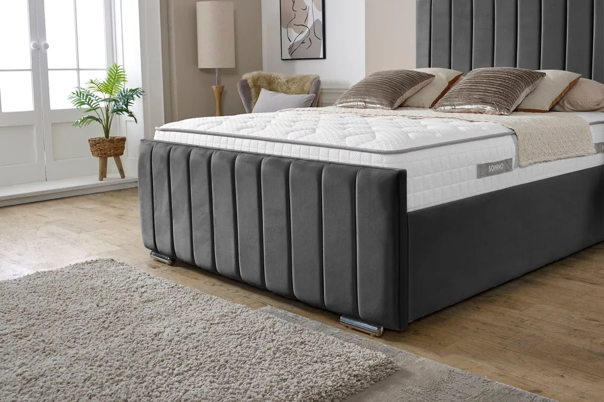 Lisbon Upholstered Ottoman Bed