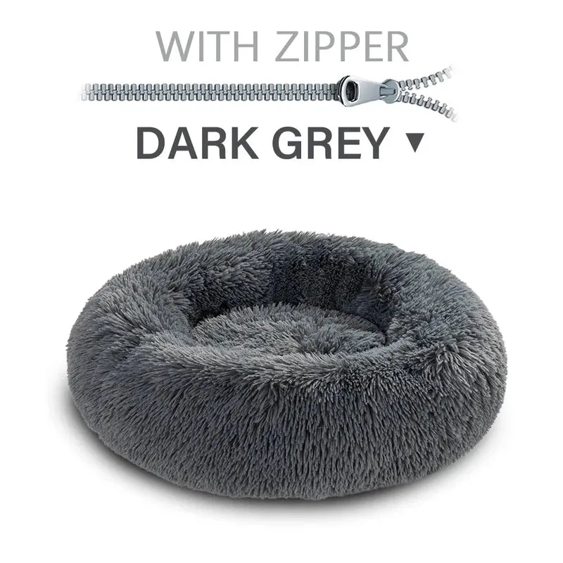 Luxe Plush Dog Bed Sofa – Removable & Washable
