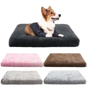 Luxurious Plush Pet Bed with Memory Foam and Heat-Reflective Features