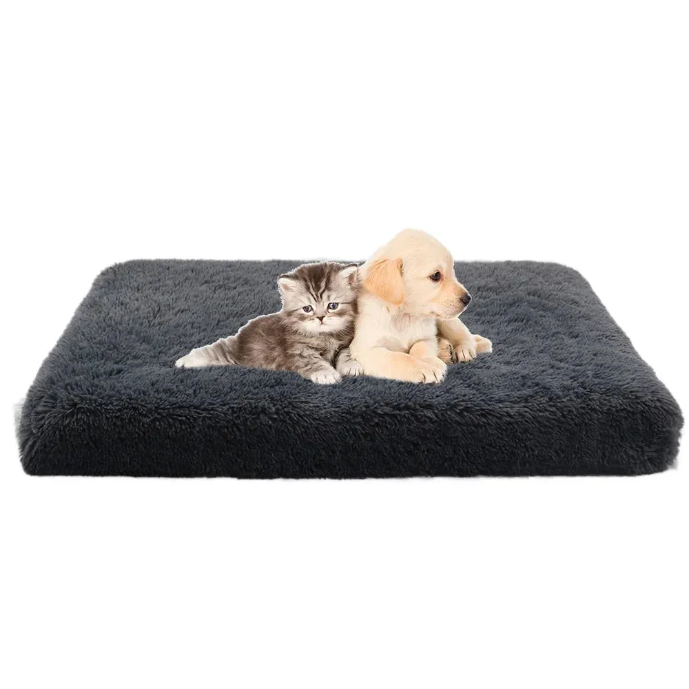Luxurious Plush Pet Bed with Memory Foam and Heat-Reflective Features