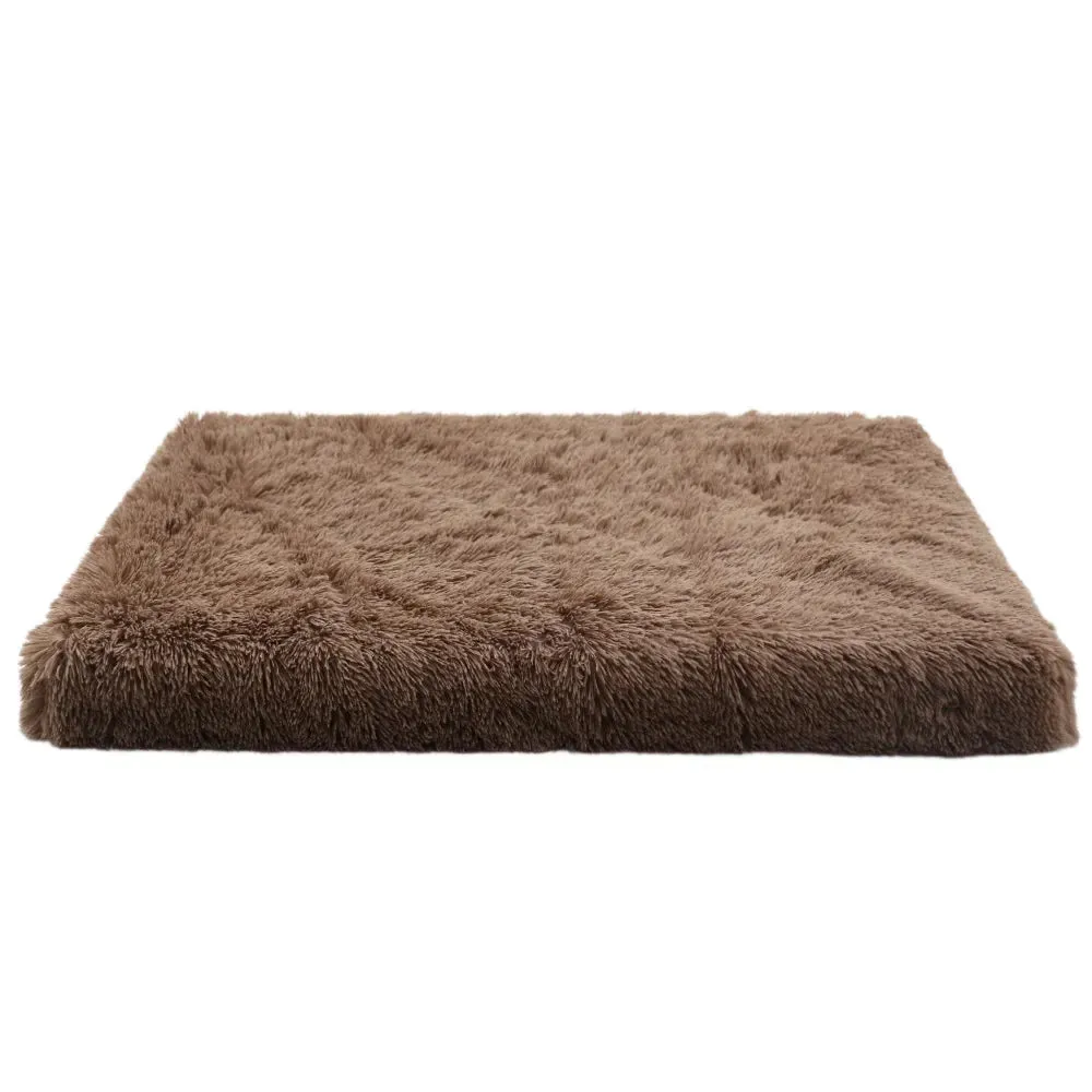 Luxurious Plush Pet Bed with Memory Foam and Heat-Reflective Features