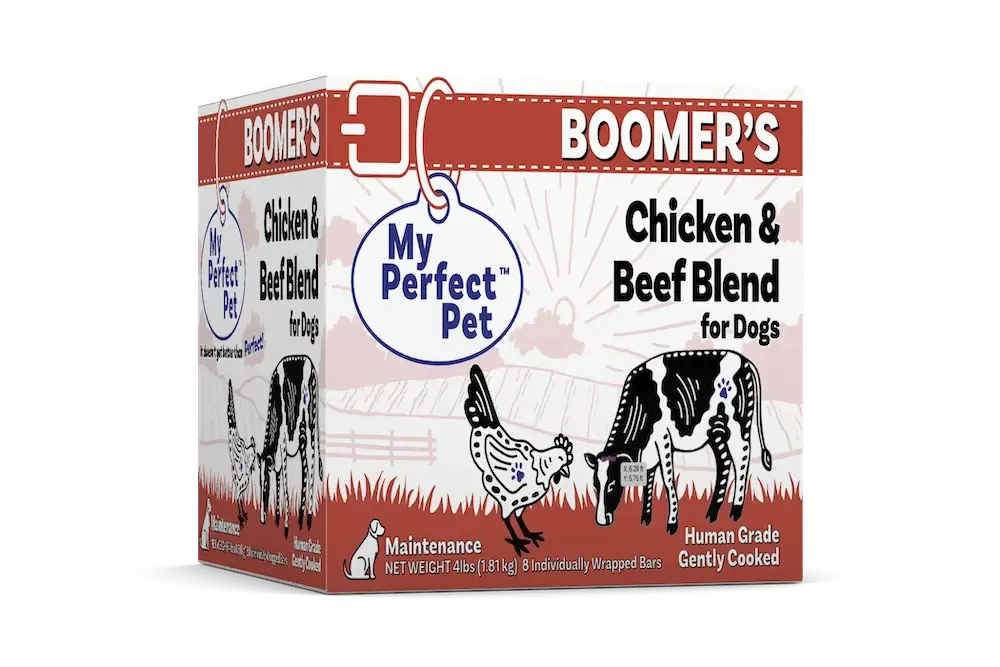 My Perfect Pet Boomer's Gently Cooked Chicken & Beef 4-lb, Gently Cooked Dog Food
