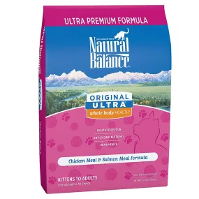 Natural Balance Original Ultra Chicken & Salmon Meal Formula Dry Cat Food 15lb
