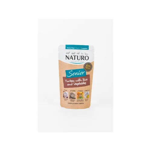 Naturo Senior Dog Food Turkey with Rice & Vegetables 150g x 8