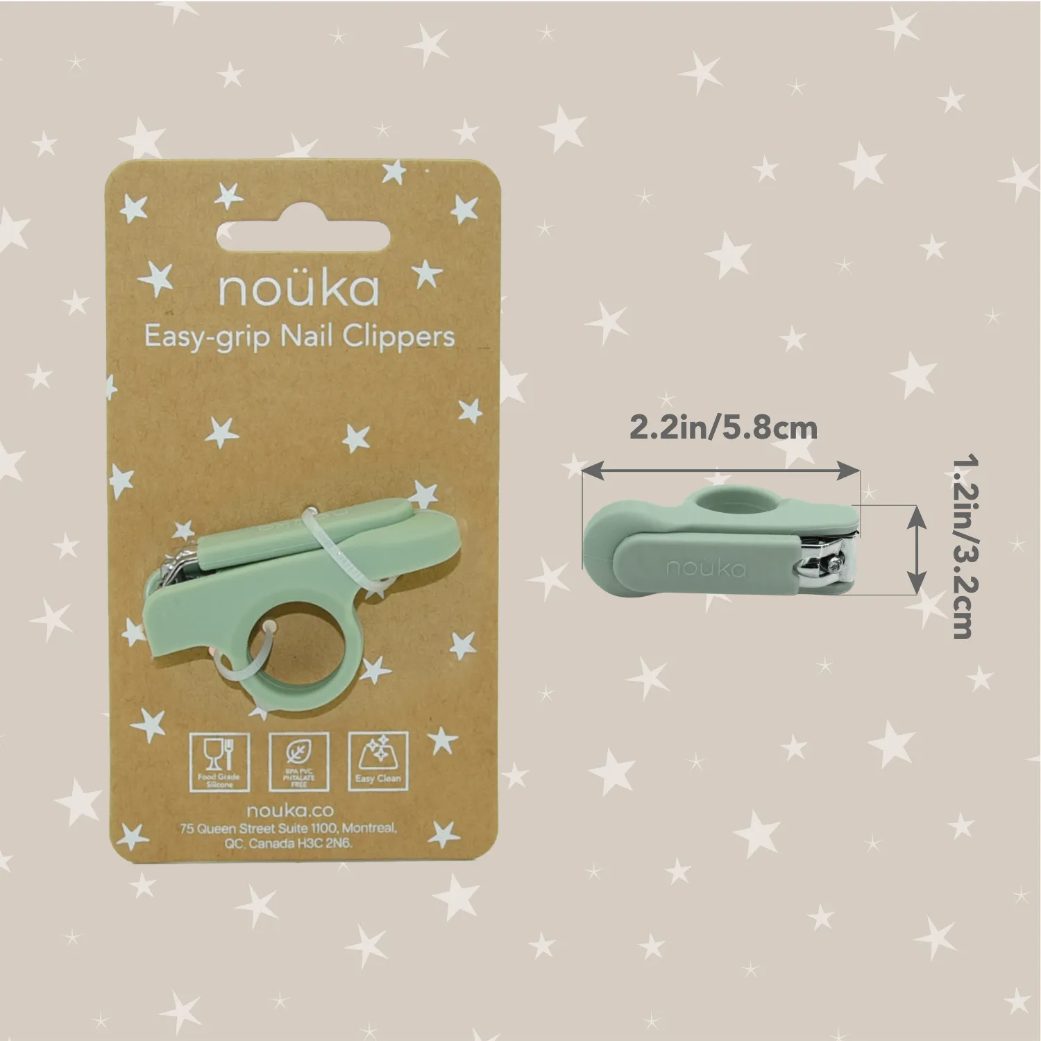 noüka Baby Nail Clipper Lily Blue