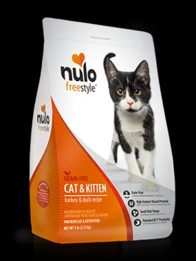 Nulo FreeStyle Grain Free Turkey & Duck Cat & Kitten Food 5lb