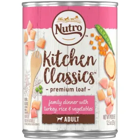 Nutro Products Tender Turkey, Sweet Potato & Green Bean Recipe Canned Senior Dog Food 12ea/12.5 oz, 12 pk