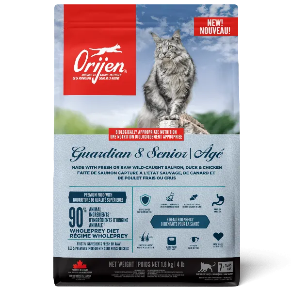 Orijen Guardian 8 Senior Cat Dry Food, 1.8kg