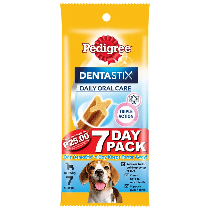 Pedigree DentaStix All Sizes/Flavors Dog/Puppy Dental Care Treats Daily Oral Care Chewy Chunx