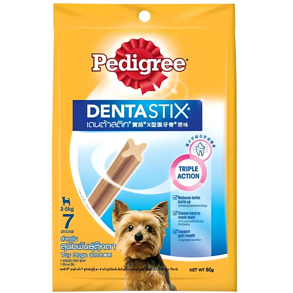 Pedigree DentaStix All Sizes/Flavors Dog/Puppy Dental Care Treats Daily Oral Care Chewy Chunx