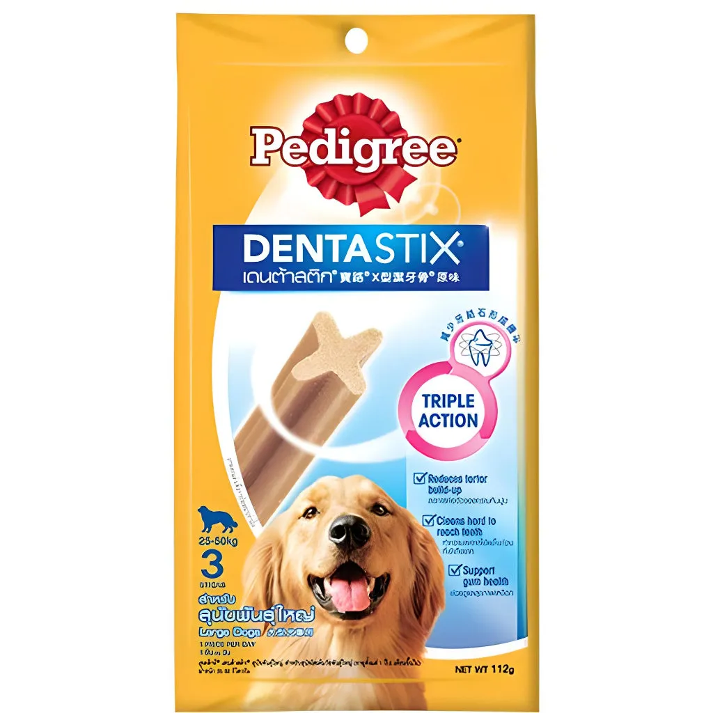 Pedigree DentaStix All Sizes/Flavors Dog/Puppy Dental Care Treats Daily Oral Care Chewy Chunx