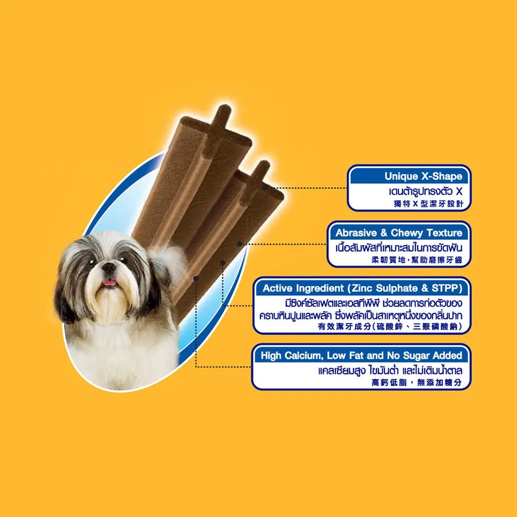 Pedigree DentaStix All Sizes/Flavors Dog/Puppy Dental Care Treats Daily Oral Care Chewy Chunx