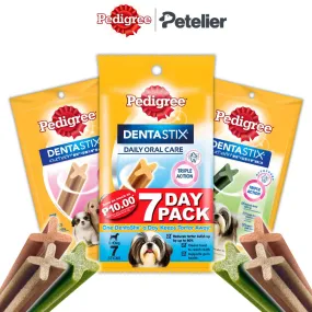 Pedigree DentaStix All Sizes/Flavors Dog/Puppy Dental Care Treats Daily Oral Care Chewy Chunx