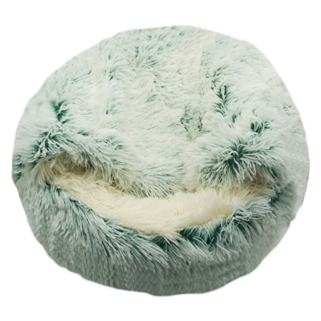 Plush Burrow Blanket Bed