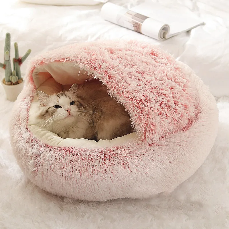 Plush Burrow Blanket Bed
