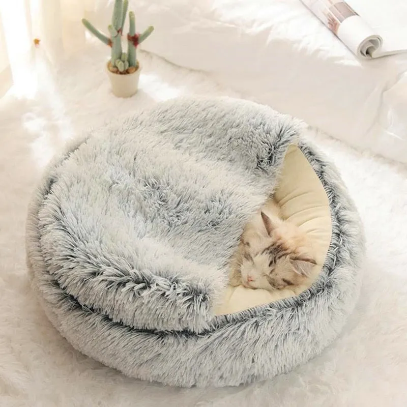 Plush Burrow Blanket Bed