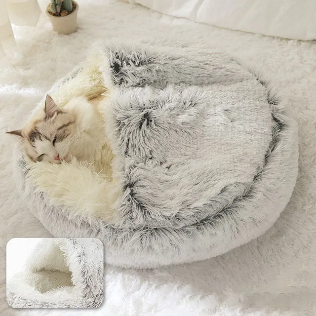 Plush Burrow Blanket Bed
