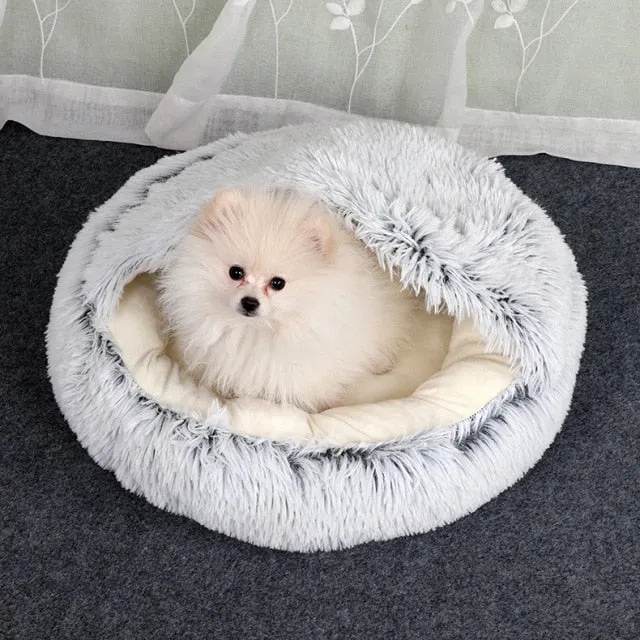 Plush Burrow Blanket Bed