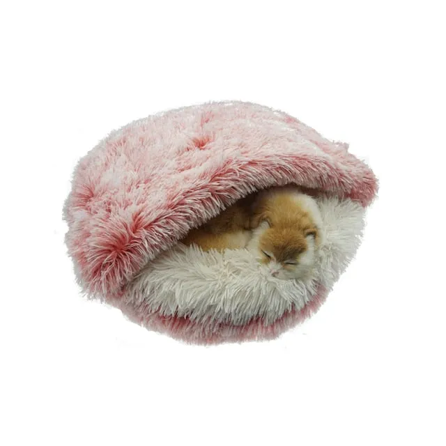 Plush Burrow Blanket Bed