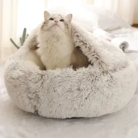 Plush Burrow Blanket Bed