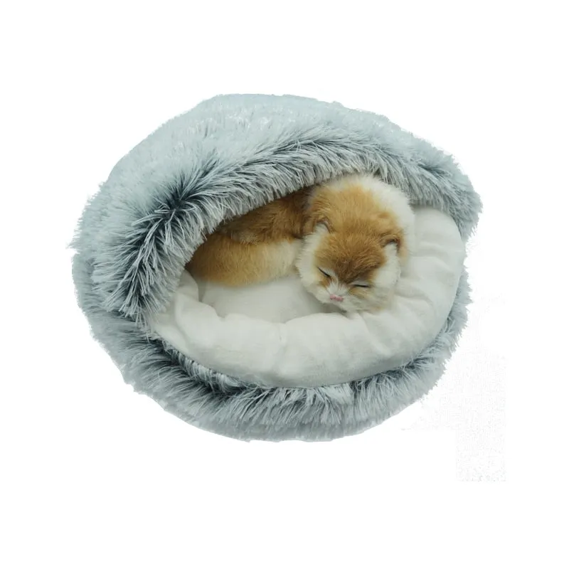 Plush Burrow Blanket Bed