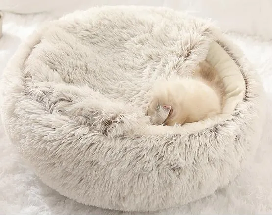 Plush Burrow Blanket Bed