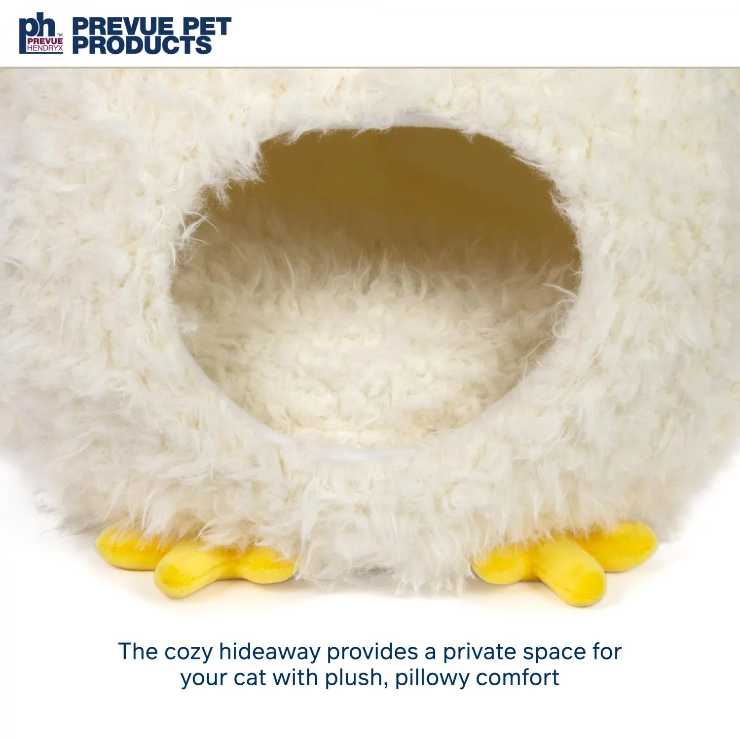 Prevue Pet Comfy Chicken Hideaway Cat or Small Dog Bed