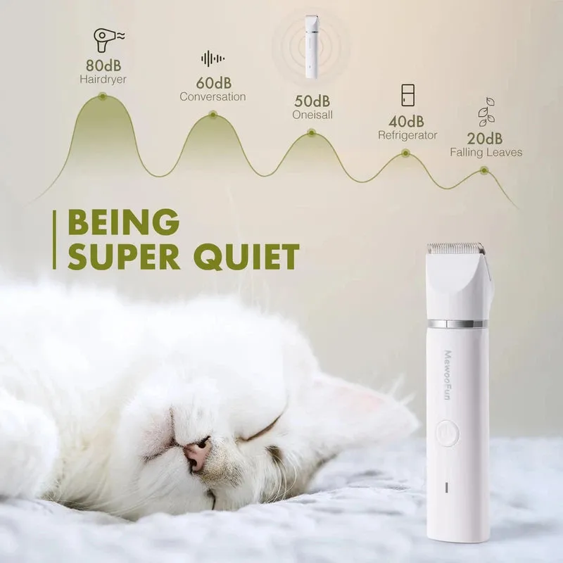 Professional 4-in-1 Pet Grooming Trimmer Kit