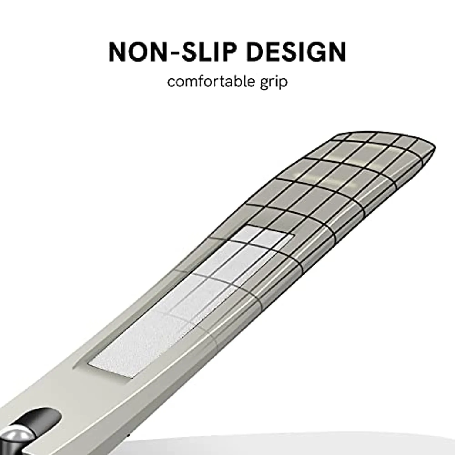 Professional Nail Cutters for Thick Nails, Sharp Sturdy Nail Clippers Set for Men & Women, Precisely Stainless Steel Fingernail & Toenail Clippers with Nail File, 3 Pcs Nail Trimmer