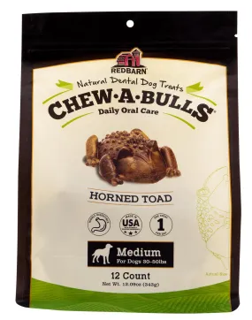 RedBarn Horned Toad Chew-A-Bulls Daily Oral Care Multi-Pack for Dogs